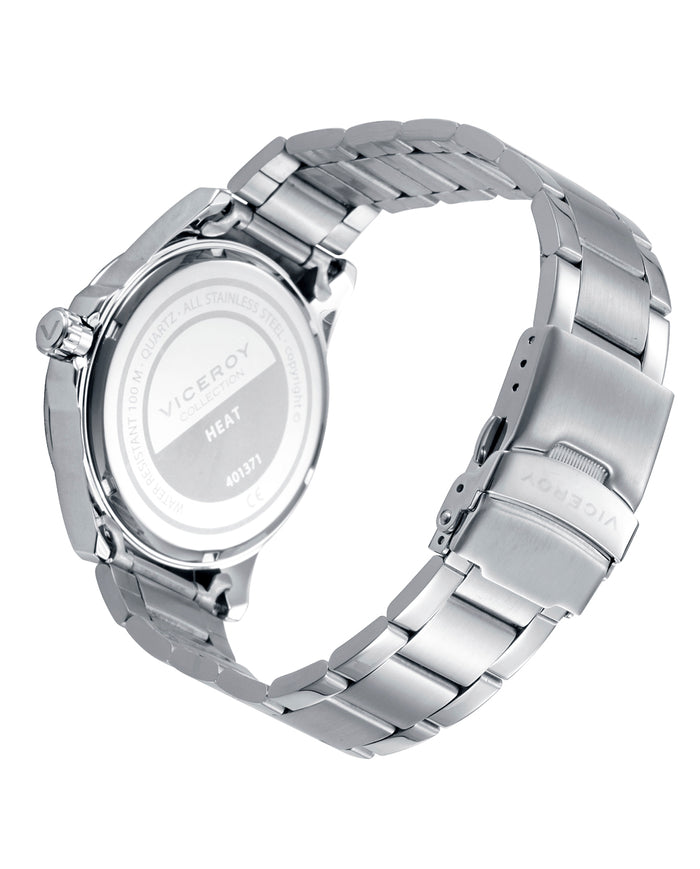 Viceroy Reloj Caja Y Brazalete De Acero Con Movimiento Cuarzo