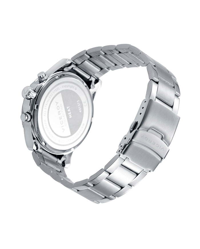 Viceroy Reloj Caja Y Brazalete De Acero Con Movimiento De Cuarzo