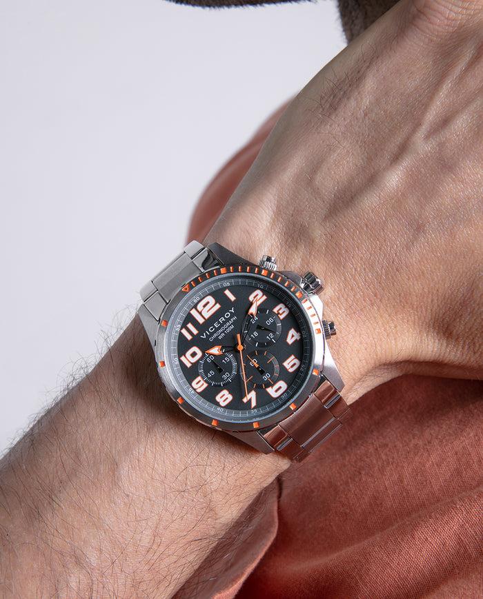 Viceroy Reloj Caja Y Brazalete De Acero Con Movimiento De Cuarzo