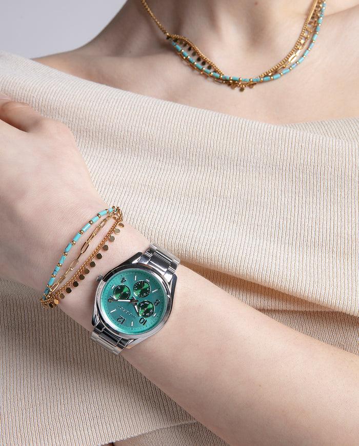 Viceroy Reloj Caja Y Brazalete De Acero Y Movimiento De Cuarzo