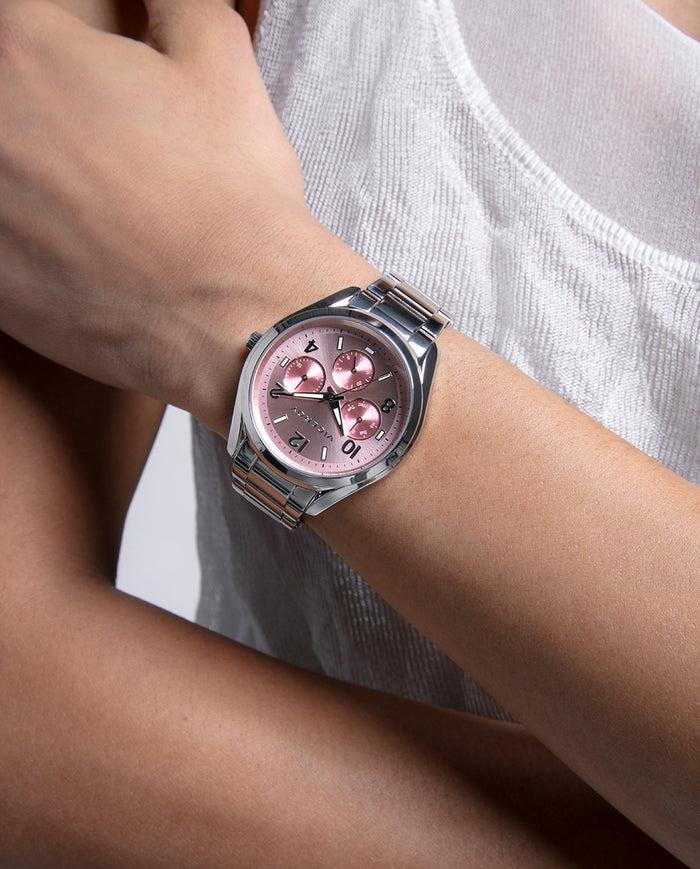 Viceroy Reloj Caja Y Brazalete De Acero Y Movimiento De Cuarzo