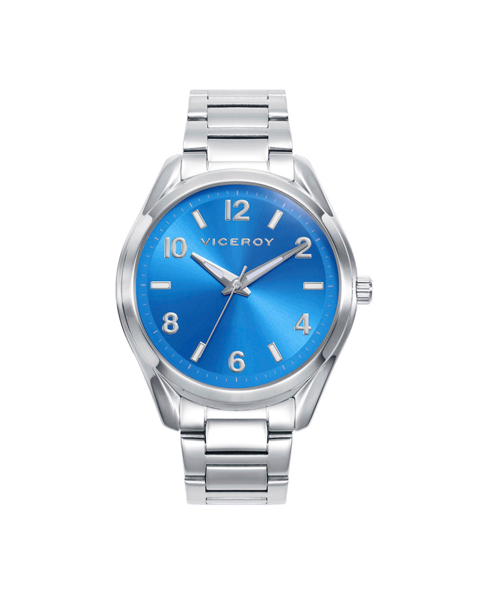 viceroy Reloj caja y brazalete de acero y movimiento de cuarzo