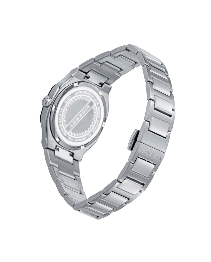 Viceroy Reloj Colección Laura Escanes Caja De Acero Con Doble Bisel En Acero E Ip Negro Con Cristal Zafiro 10 Atm Y Brazalete De Acero Con Movimiento Cuarzo