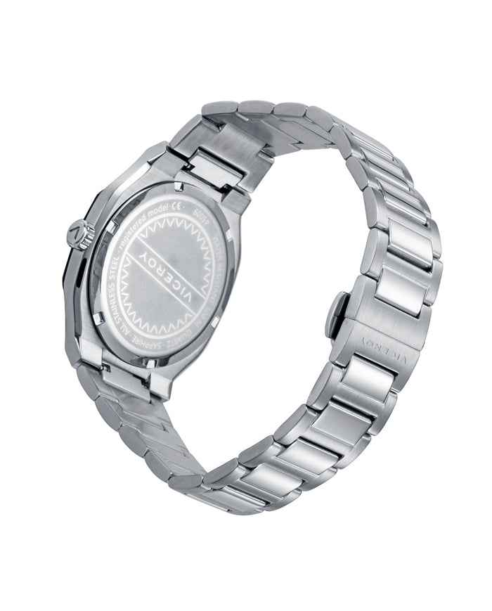 Viceroy Reloj Colección Laura Escanes Caja De Acero Con Doble Bisel En Acero E Ip Negro Negro Con Cristal Zafiro 10 Atm Y Brazalete De Acero Con Movimiento Cuarzo