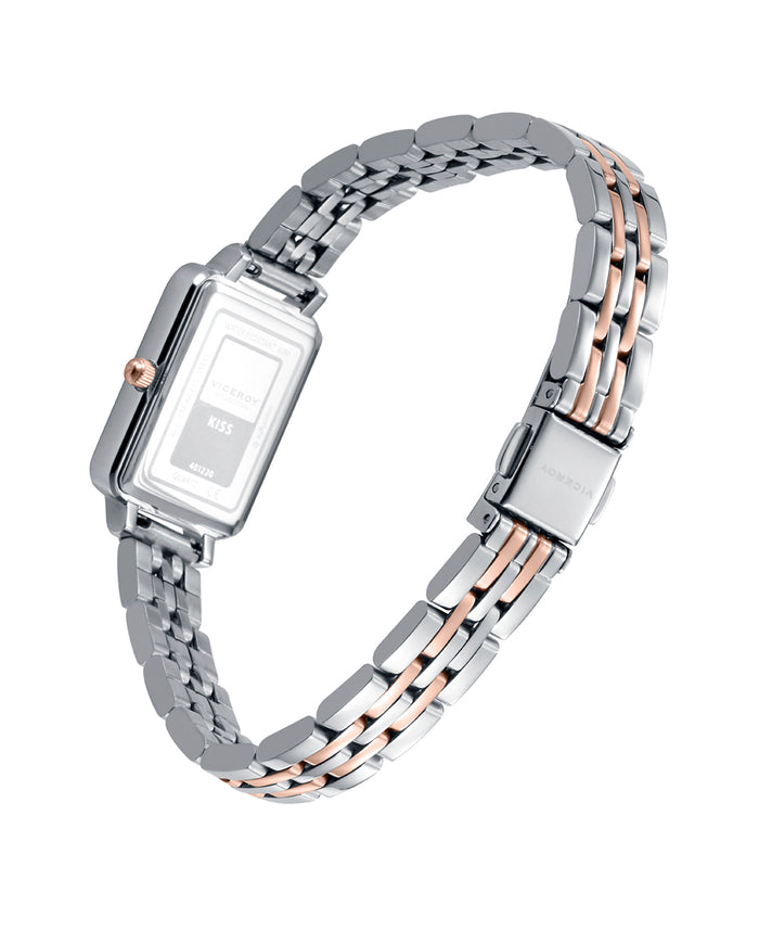 Viceroy Reloj Con Caja Y Brazalete De Acero Bicolor Y Movimiento Cuarzo