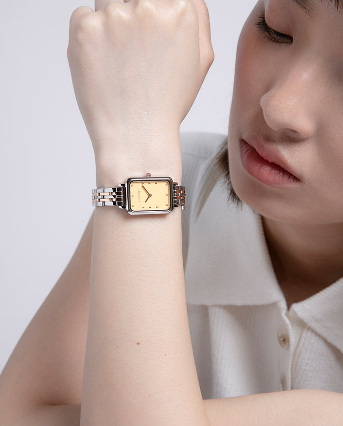 Viceroy Reloj Con Caja Y Brazalete De Acero Bicolor Y Movimiento Cuarzo