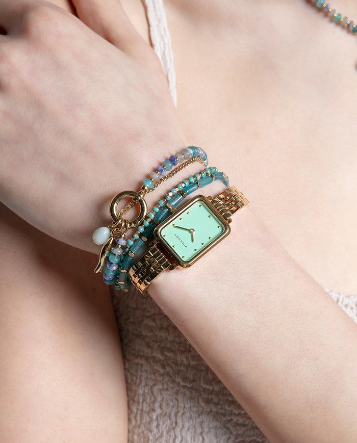 Viceroy Reloj Con Caja Y Brazalete De Acero Dorado Y Movimiento Cuarzo