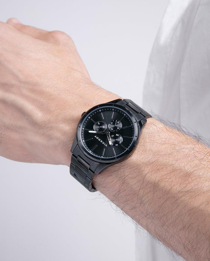 Viceroy Reloj Con Correa Y Esfera En Acero Negro Con Cronógrafo