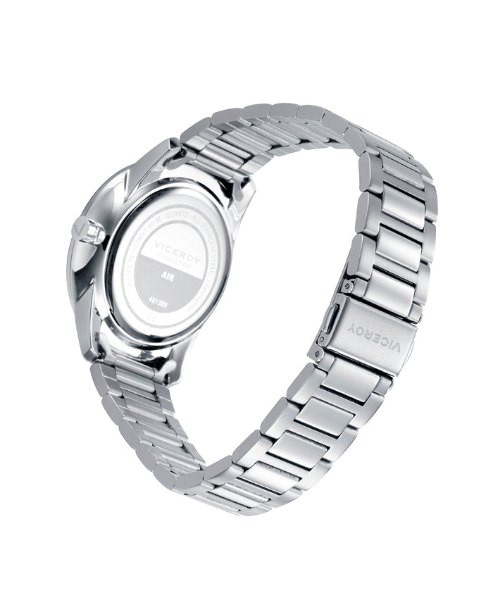 Viceroy Reloj De Acero Con Esfera Verde Y Movimiento De Cuarzo