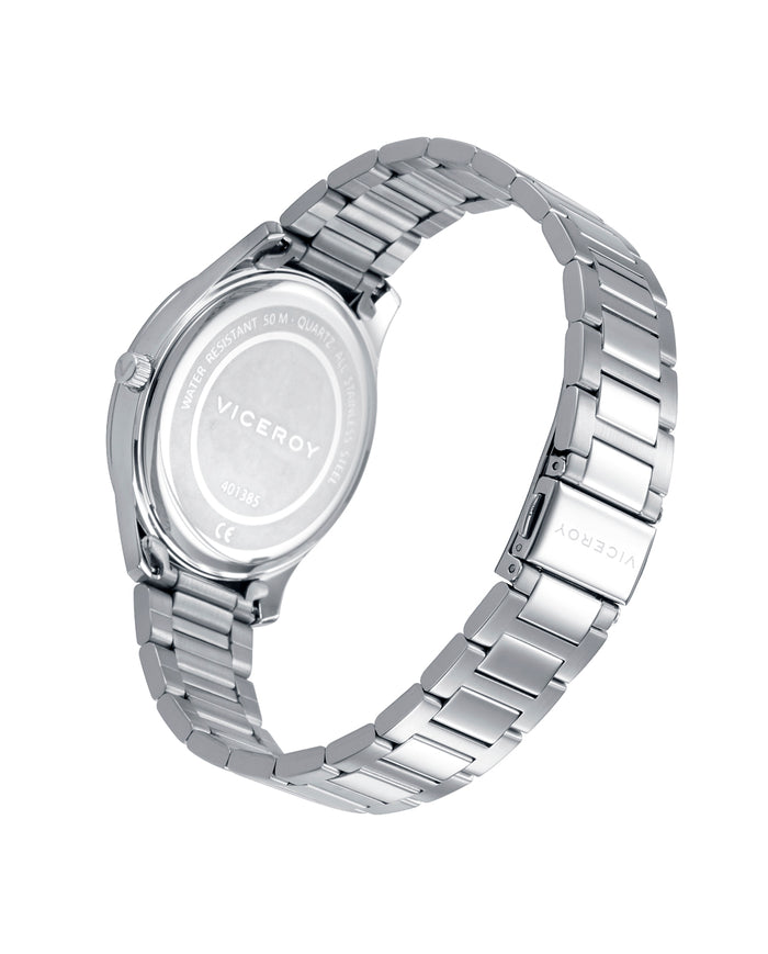 Viceroy Reloj De Acero Para Hombre Con Esfera Verde Y Movimiento De Cuarzo