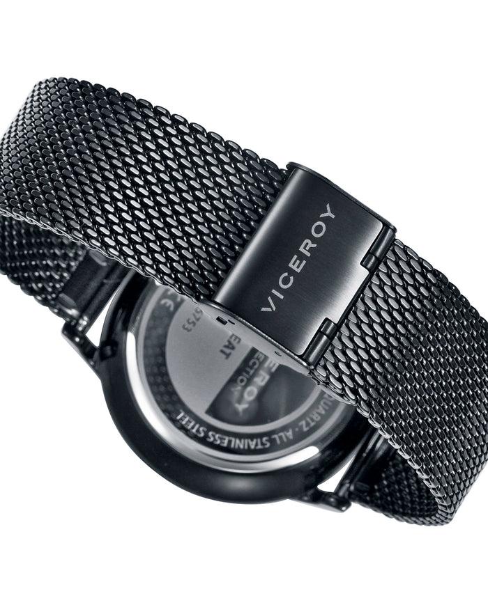 Viceroy Reloj De Hombre Beat Multifunción De Acero Con IP Negra
