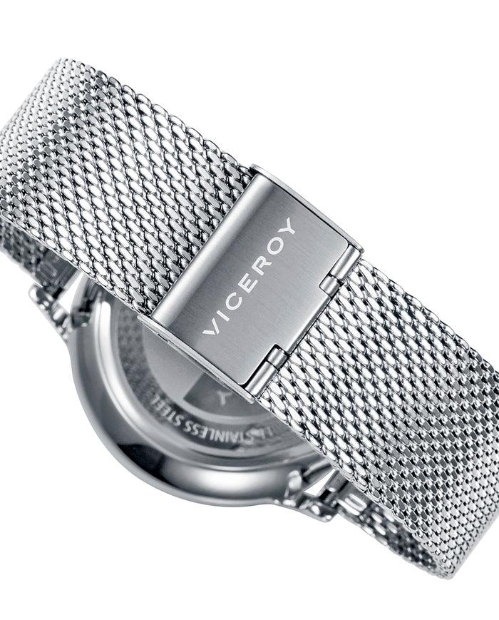 Viceroy Reloj De Hombre Beat Multifunción De Acero Y Malla Milanesa