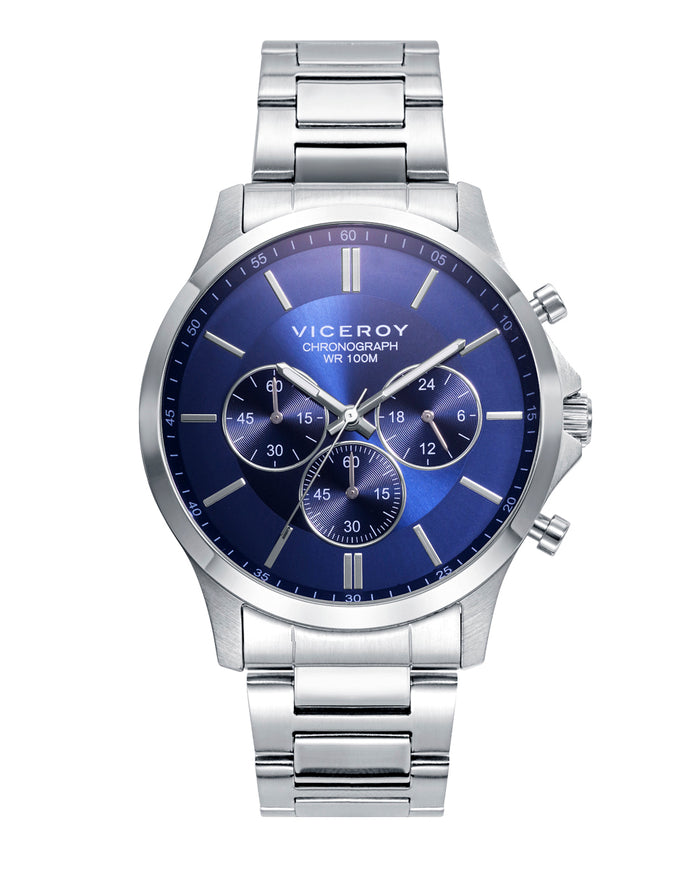 viceroy Reloj de hombre Dress con caja y brazalete de acero