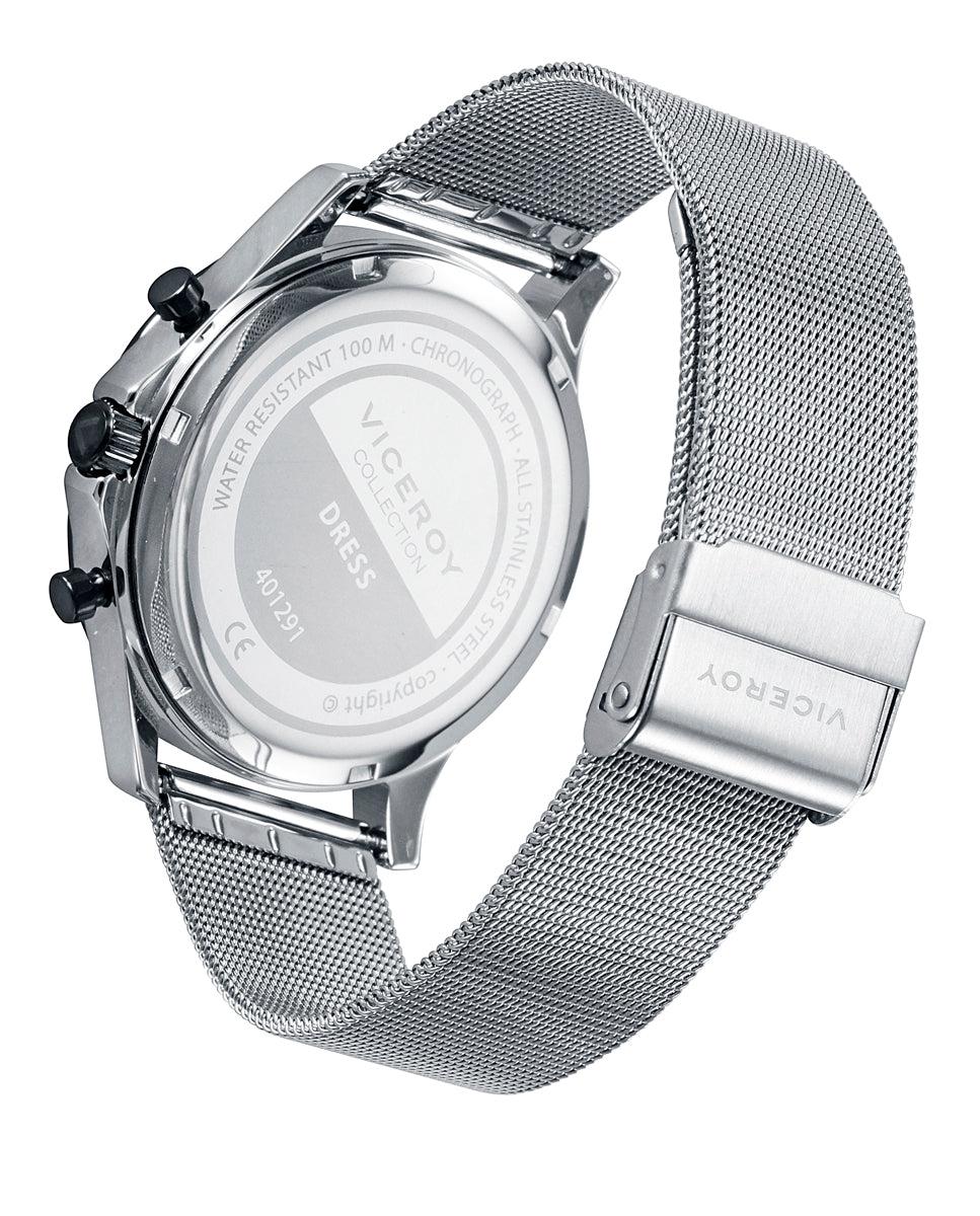 Viceroy Reloj De Hombre Dress Con Caja Y Malla Milanesa De Acero En IP Gris