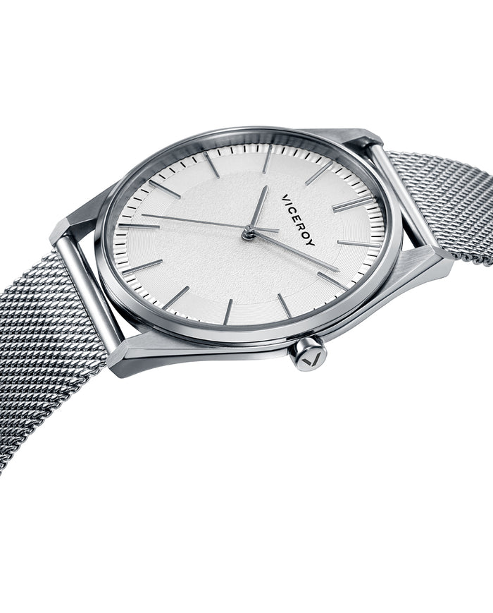 Viceroy Reloj De Hombre Dress De Acero 3 Agujas Y Malla Milanesa