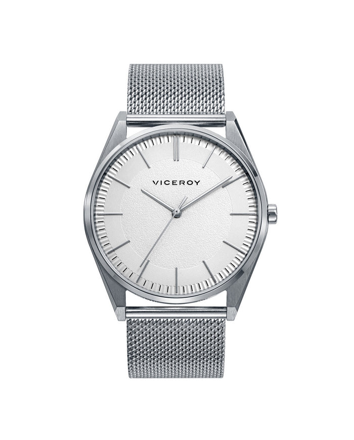 Viceroy Reloj De Hombre Dress De Acero 3 Agujas Y Malla Milanesa
