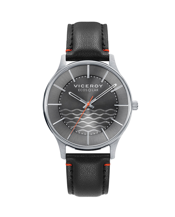 viceroy Reloj de Hombre Ecosolar caja de acero reciclado y correa vegana
