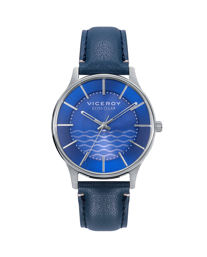 viceroy Reloj de Hombre Ecosolar caja de acero reciclado y correa vegana