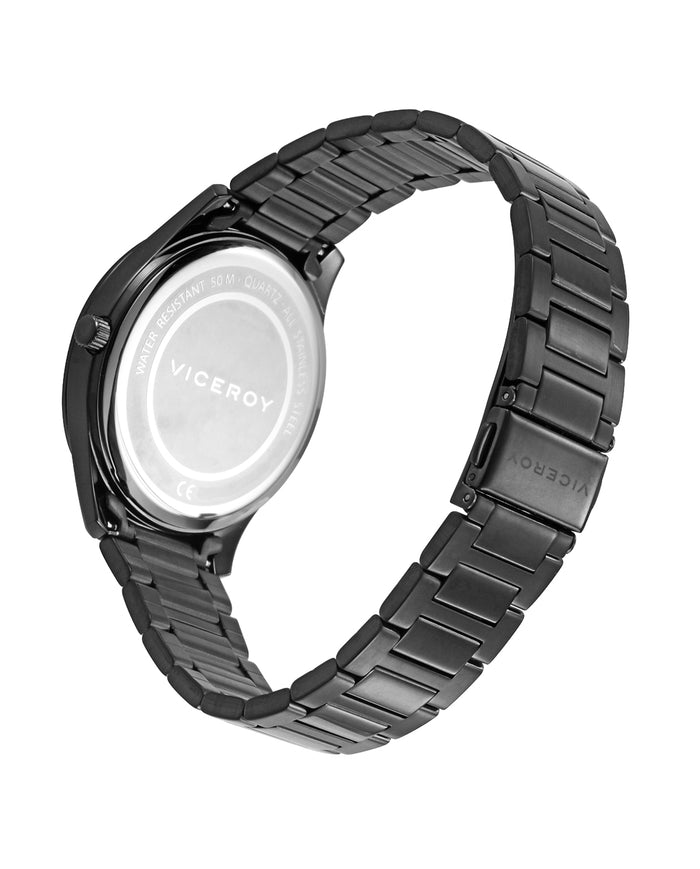 Viceroy Reloj De Hombre En Acero Gris Con Movimiento De Cuarzo