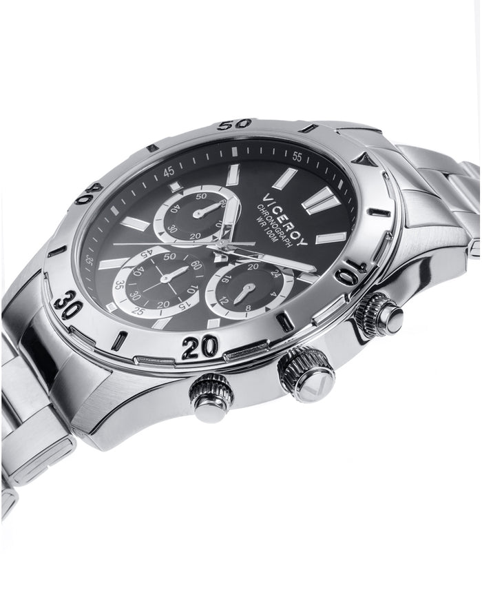 Viceroy Reloj De Hombre Heat De Acero Con Cronógrafo