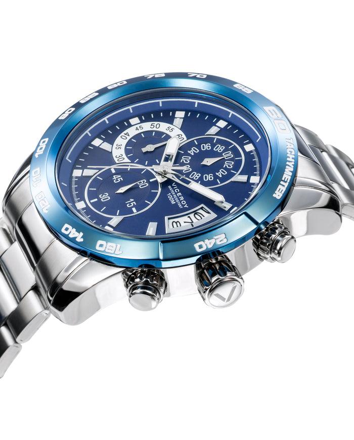 Viceroy Reloj De Hombre Heat De Acero IP Azul Con Cronógrafo