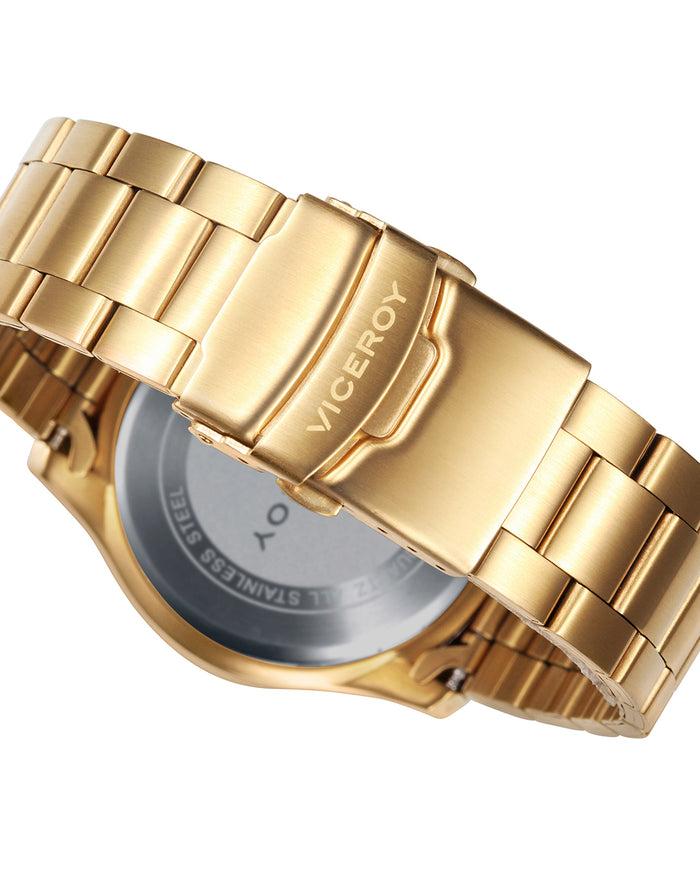 Viceroy Reloj De Hombre Heat De Acero IP Dorado Y Cronógrafo