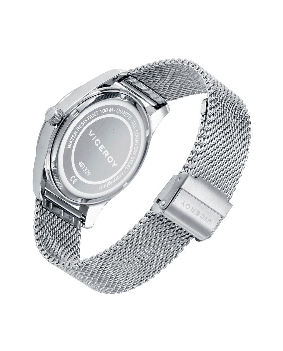 Viceroy Reloj De Hombre Magnum Caja Bicolor Y Malla Milanesa De Acero