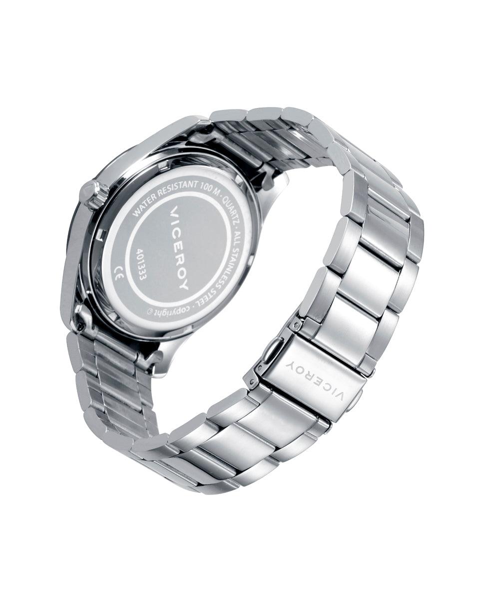 Viceroy Reloj De Hombre Magnum Con Caja Bicolor Y Brazalete De Acero