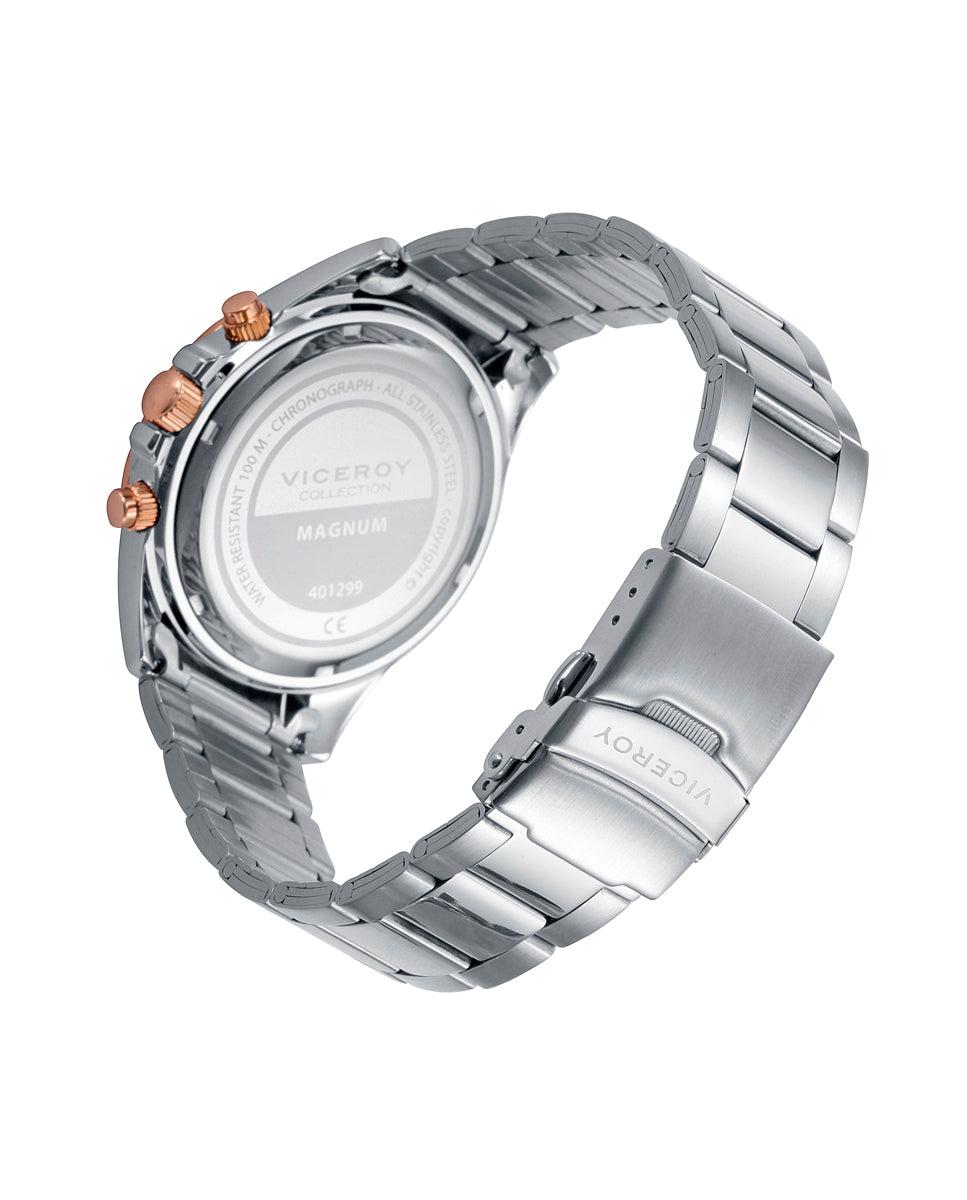 Viceroy Reloj De Hombre Magnum Con Caja Y Brazalete De Acero
