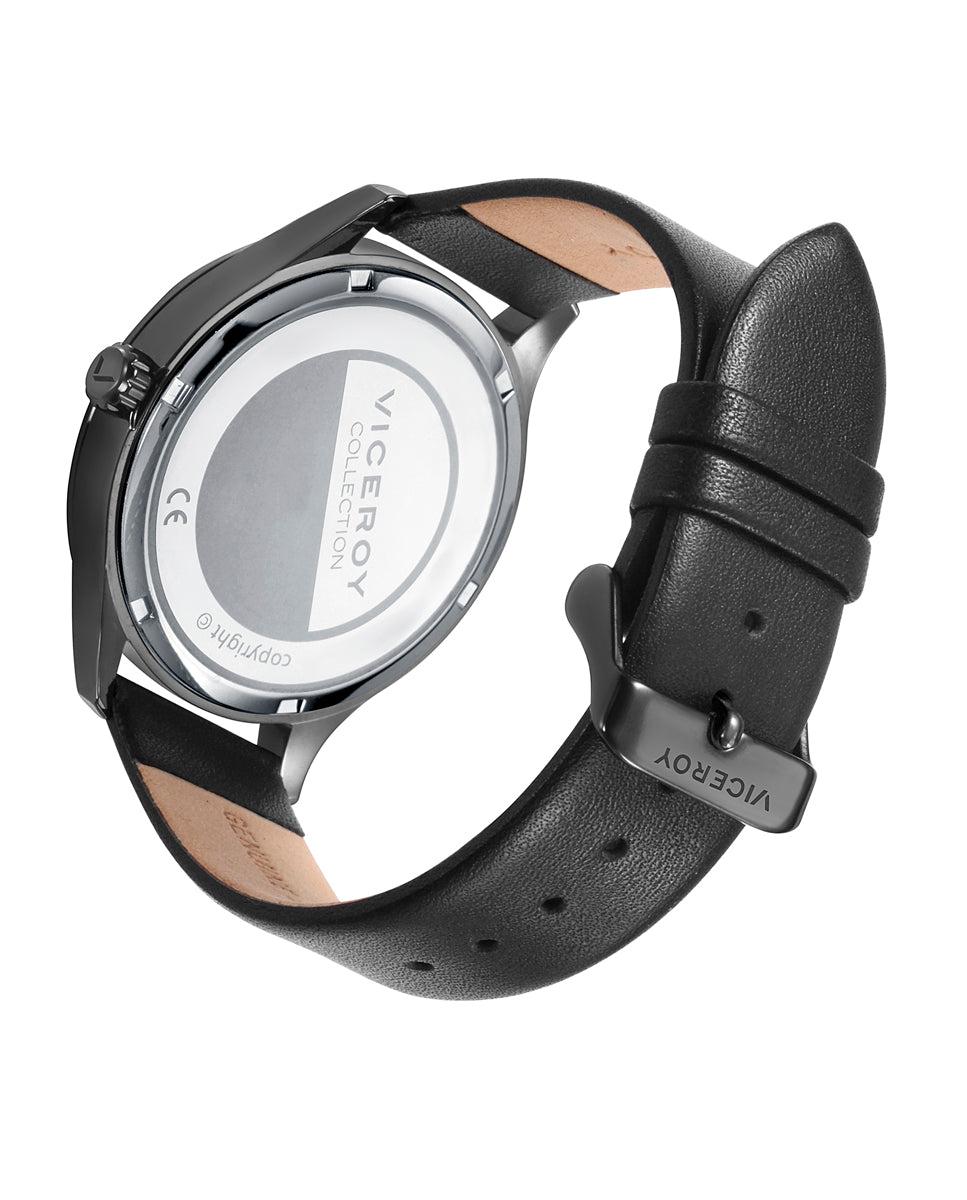 Viceroy Reloj De Hombre Viceroy Beat Con Correa De Piel Negra
