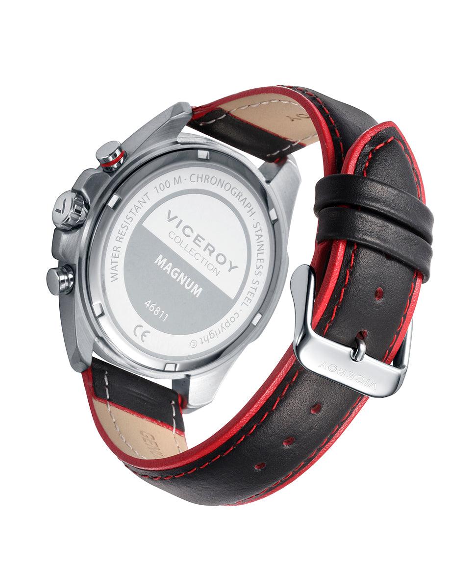 Viceroy Reloj De Hombre Viceroy Magnum Con Cronógrafo Y Correa De Piel