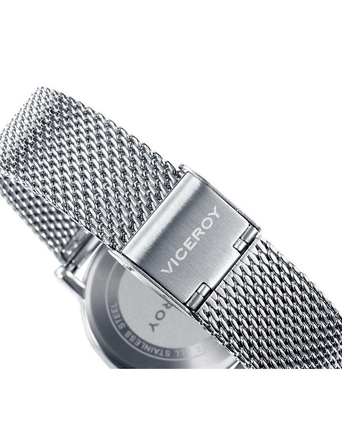 Viceroy Reloj De Mujer Air De Acero Y Esfera Plateada