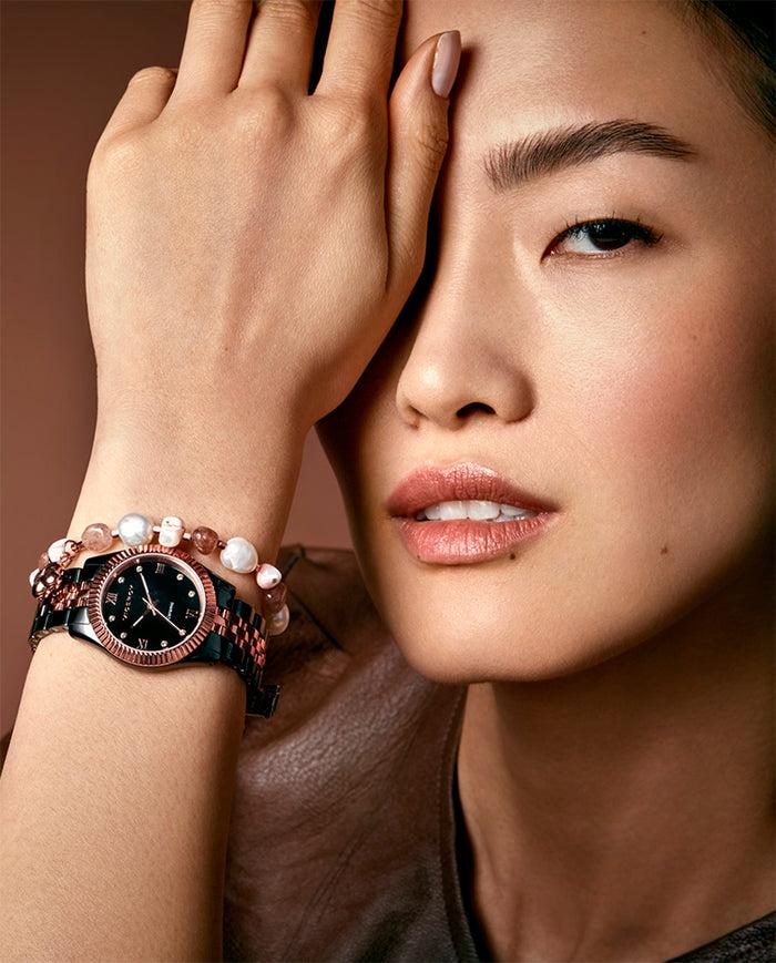 Viceroy Reloj De Mujer Chic Caja Y Brazalete De Cerámica Y Acero Ip Rosa