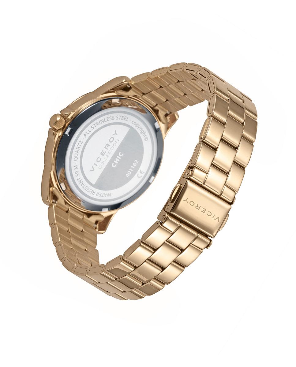Viceroy Reloj De Mujer Chic Con Caja Y Brazalete De Acero Dorado