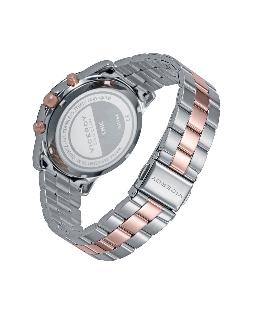 Viceroy Reloj De Mujer Chic Con Caja Y Brazalete De Acero Bicolor
