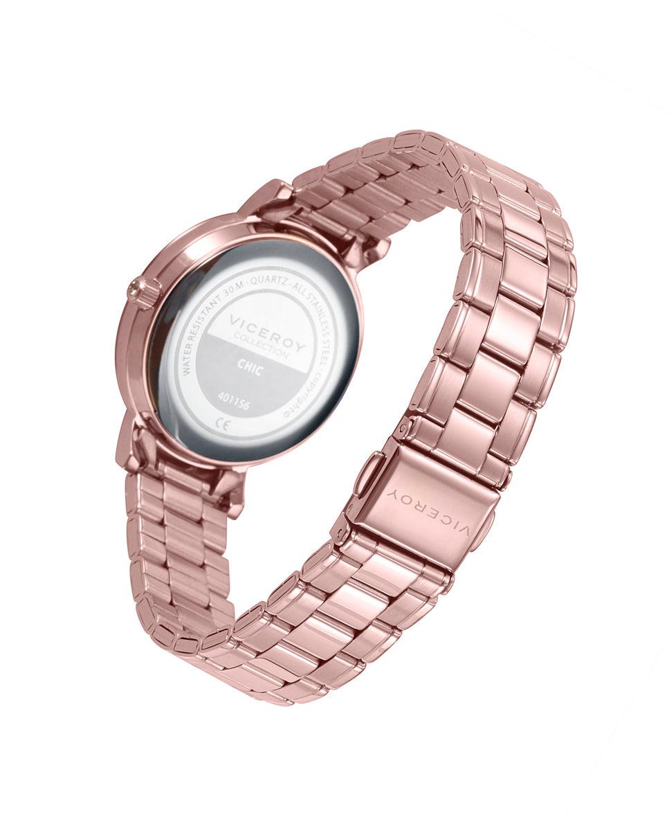 Viceroy Reloj De Mujer Chic Con Caja Y Brazalete De Acero Rosa