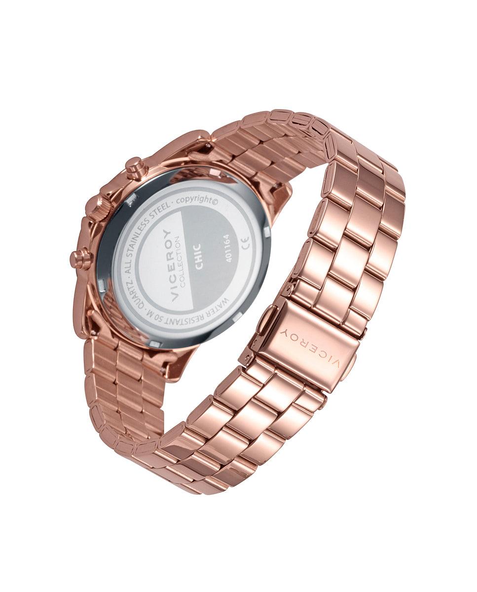 Viceroy Reloj De Mujer Chic Con Caja Y Brazalete De Hacer En Ip Rosa