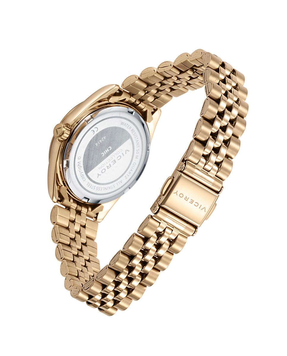 Viceroy Reloj De Mujer Chic De Acero Con Esfera Dorada IP Dorado