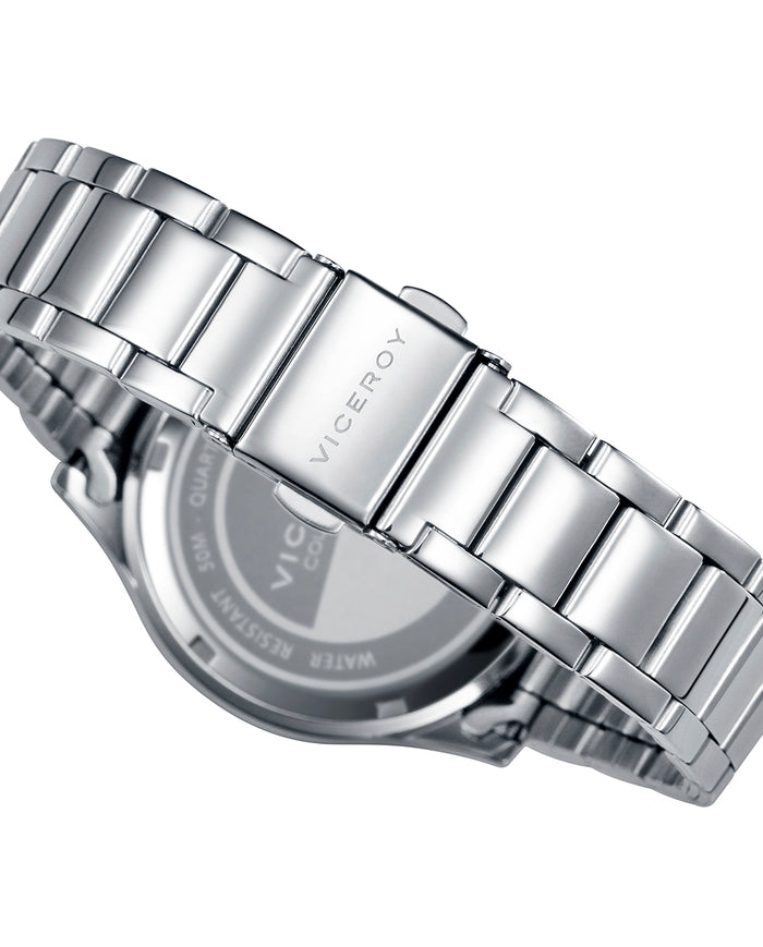 Viceroy Reloj De Mujer Chic De Acero Y Esfera Plateada