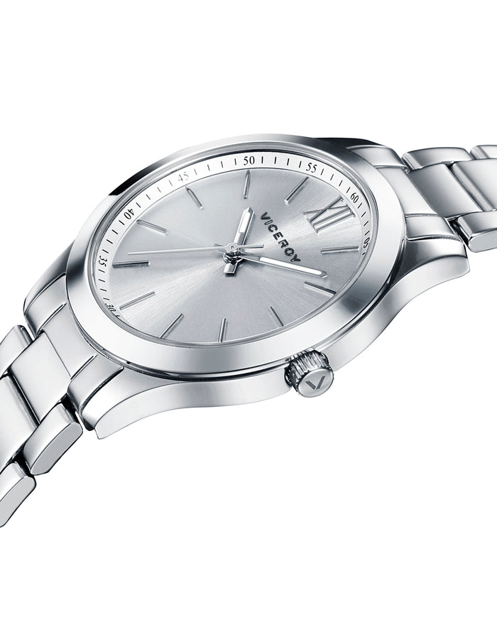 Viceroy Reloj De Mujer Chic De Acero Y Esfera Plateada