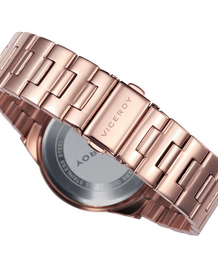 Viceroy Reloj De Mujer Chic Multifunción De Acero Con IP Rosa
