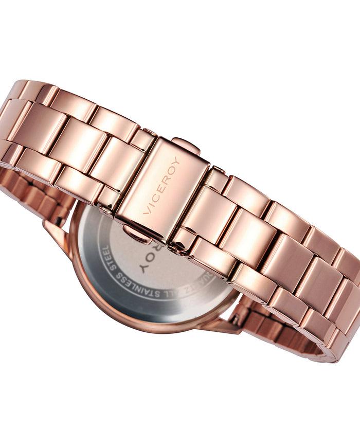 Viceroy Reloj De Mujer Chic Multifunción De Acero Con IP Rosa