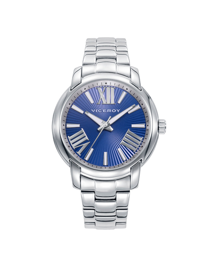 viceroy Reloj de mujer colección CHIC de acero con esfera azul