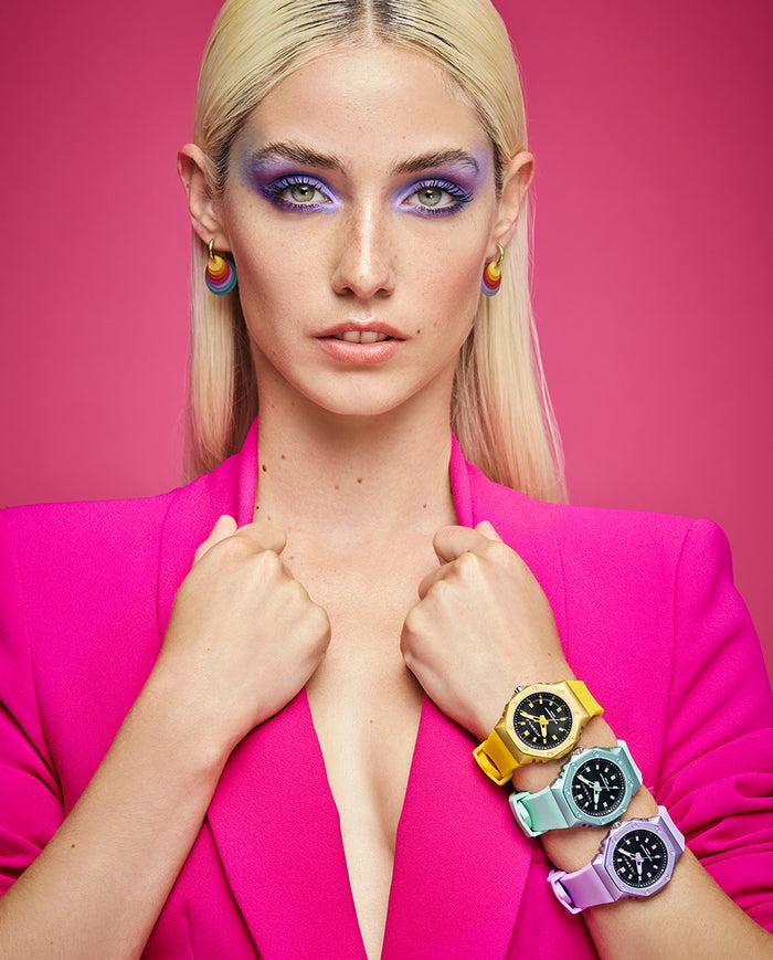 Viceroy Reloj De Mujer Con Caja De Aluminio Y Correa De Silicona Morada