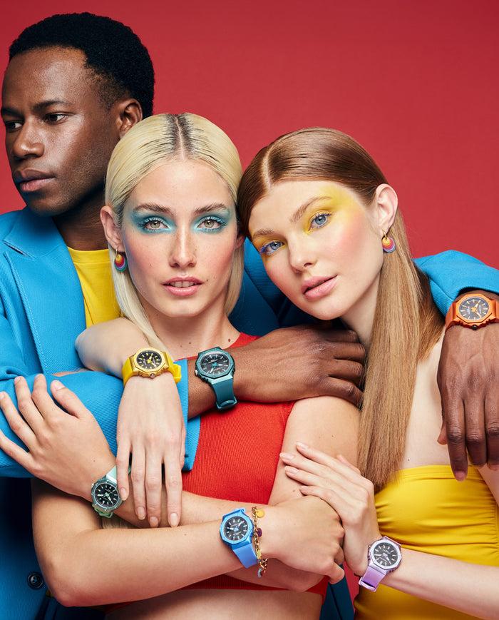 Viceroy Reloj De Mujer Con Caja De Aluminio Y Correa De Silicona Azul