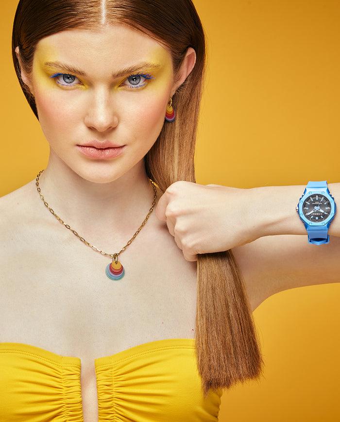 Viceroy Reloj De Mujer Con Caja De Aluminio Y Correa De Silicona Azul