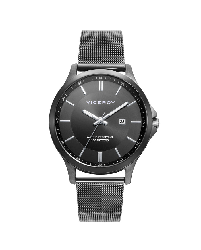 viceroy Reloj de mujer Dress con caja y brazalete de acero Ip negro