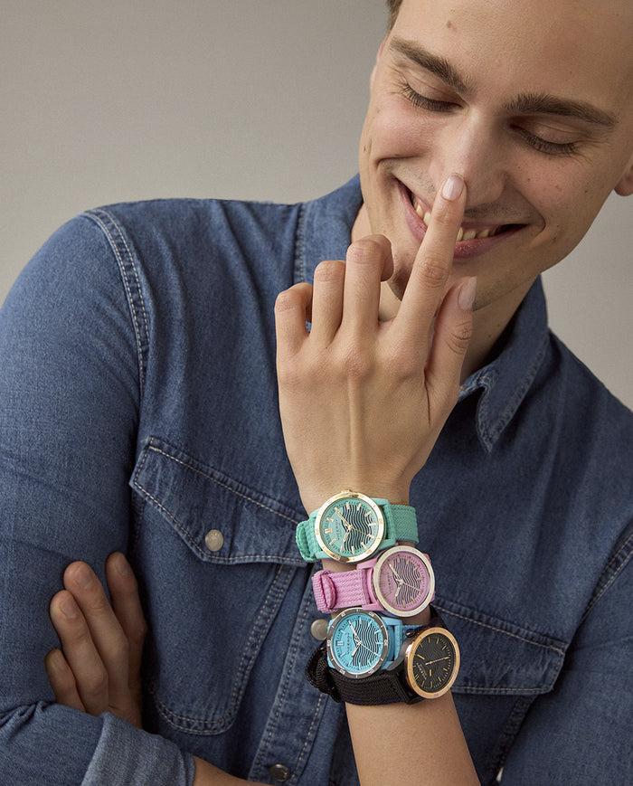 Viceroy Reloj De Mujer Ecosolar Con Caja De Plástico Reciclado Y Correa Negra De Nylon