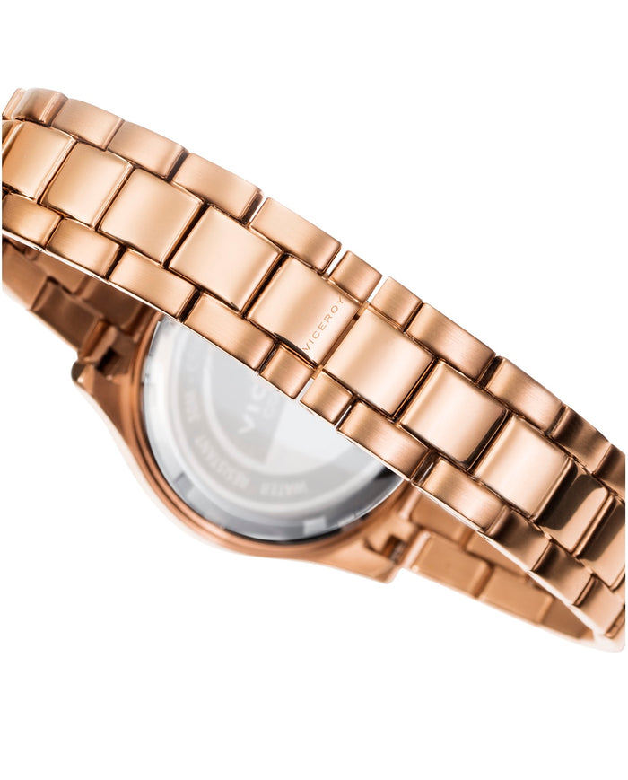 Viceroy Reloj De Mujer Grand 3 Agujas De Acero IP Rosado