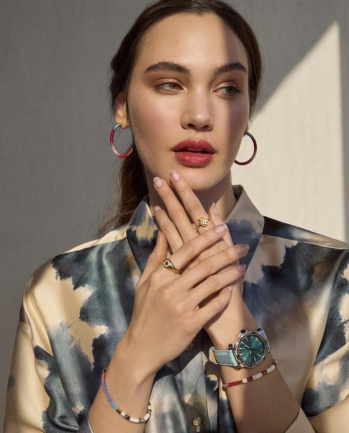 Viceroy Reloj De Mujer Heat Con Caja De Acero Y Correa De Nylon Azul